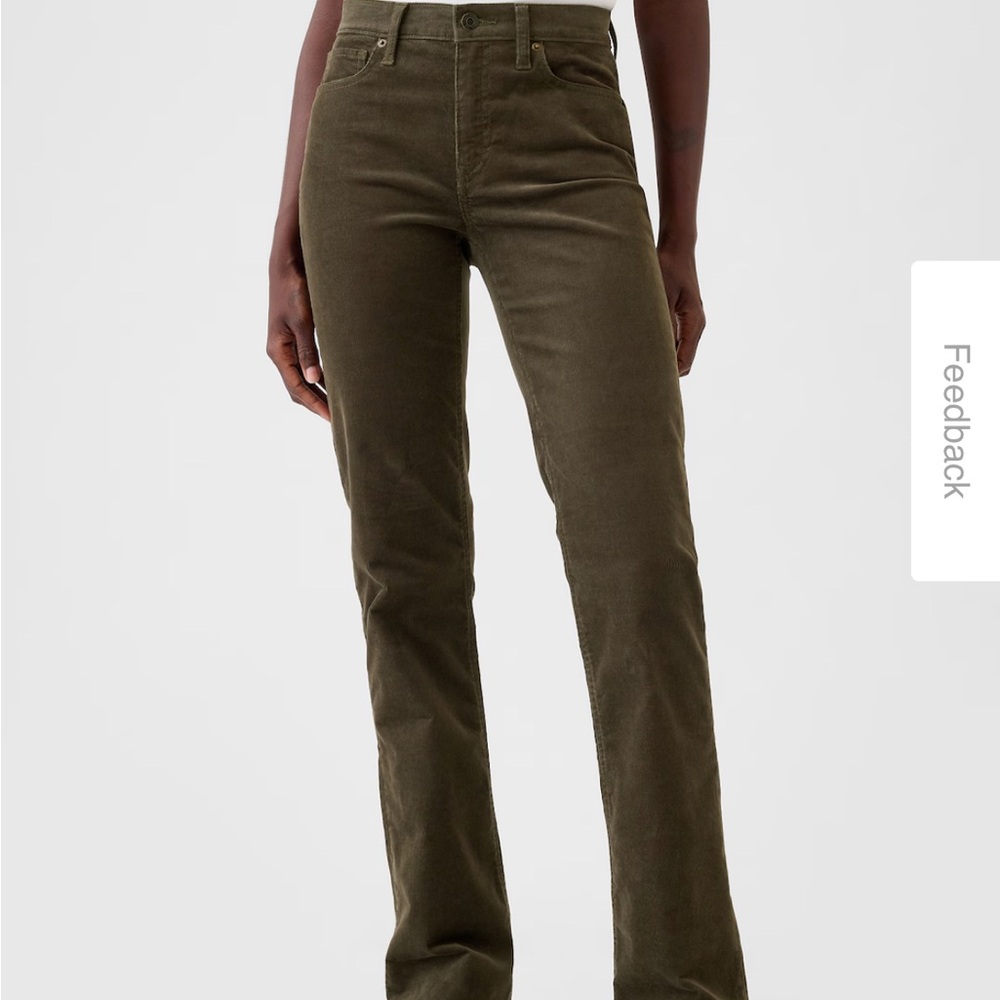 NWT Gap Mid Rise stretch Corduroy Baby Boot Pants